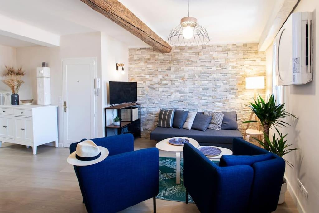 L16 Suite Malonat Vieux Nice 1 Min Mer/ 2 Chbres & Ac ภายนอก รูปภาพ